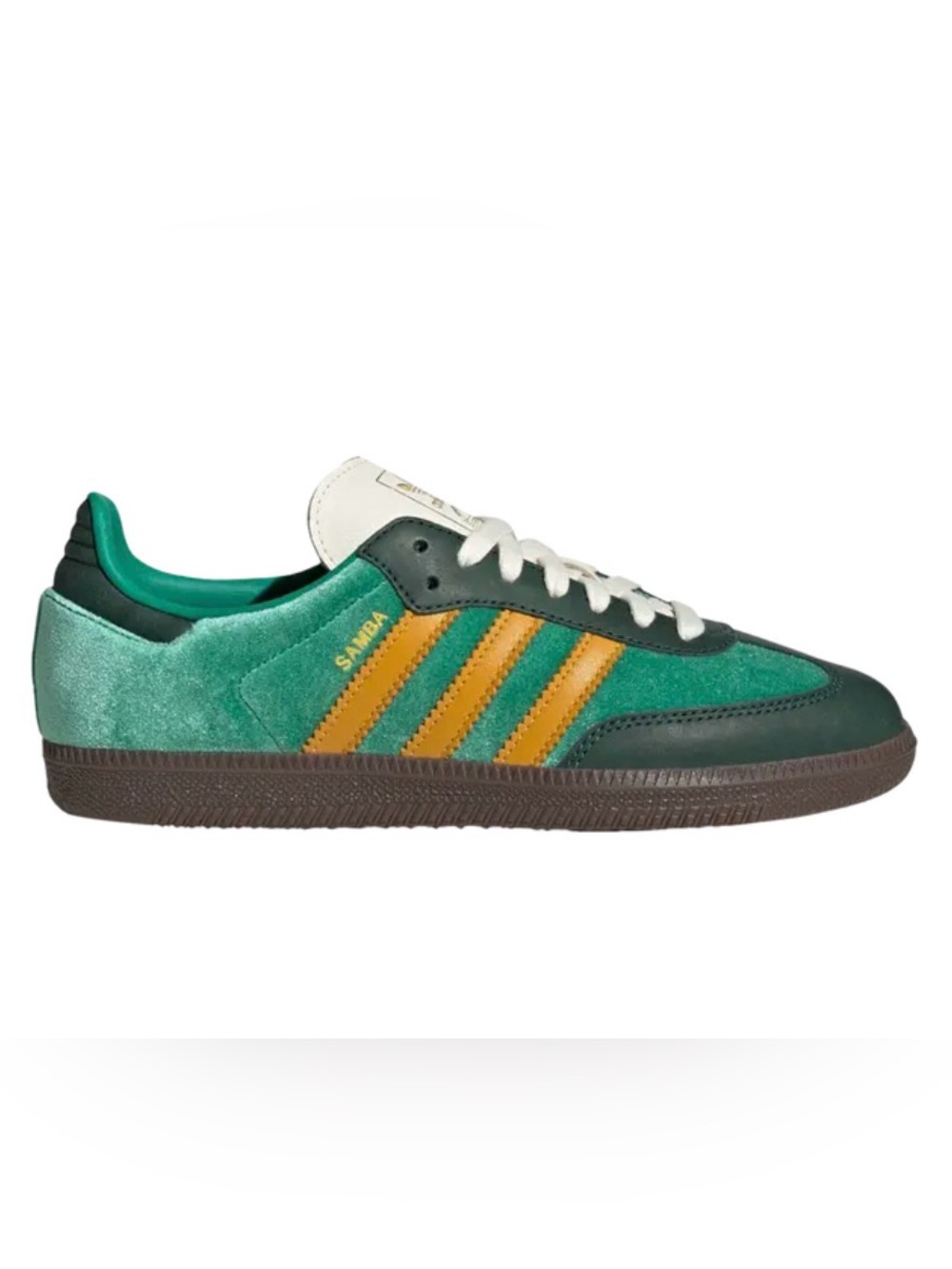 Adidas Samba OG green velvet size 7.5